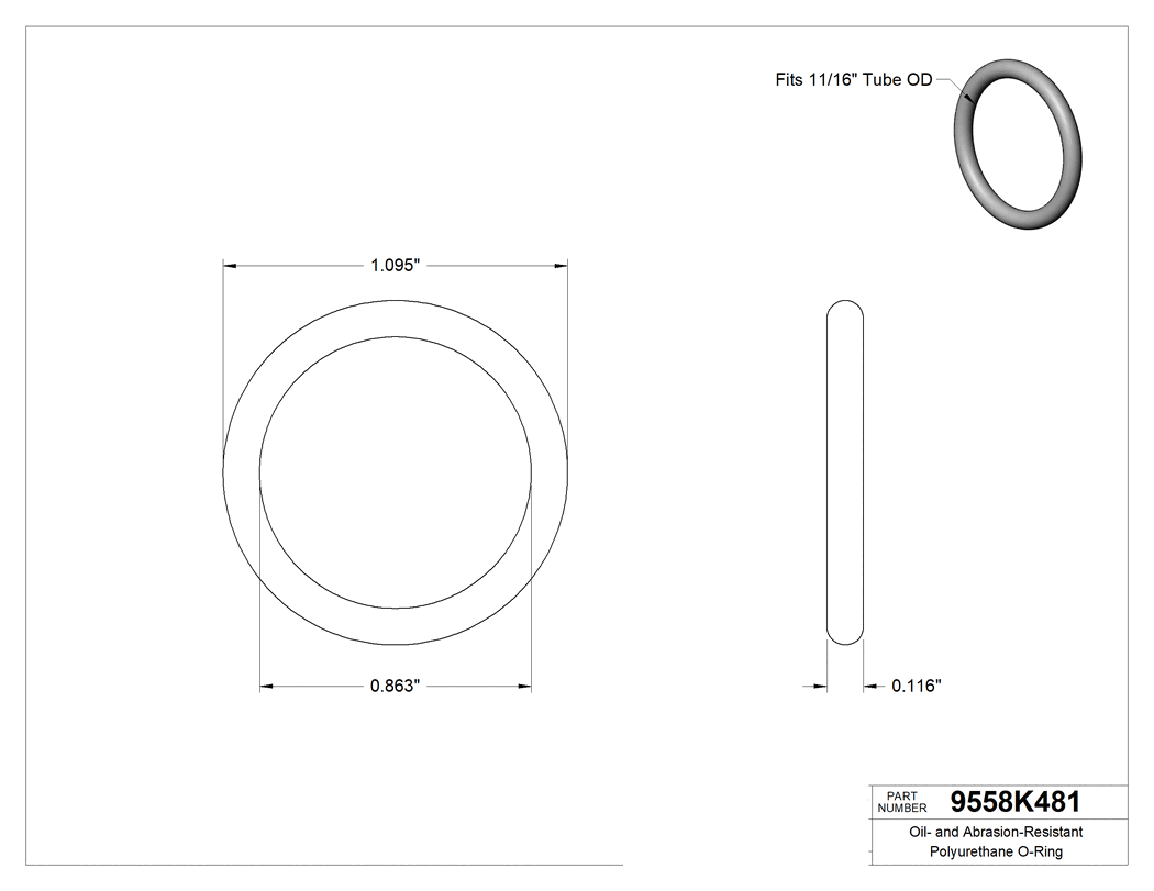 Technical drawing - 9558K481